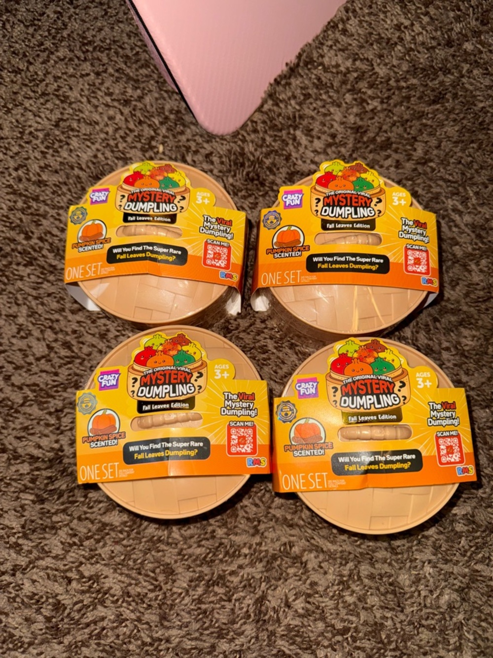4 Sealed Fall Leaves RMS Mystery Dumplings (Pumpkin Spice Scented)